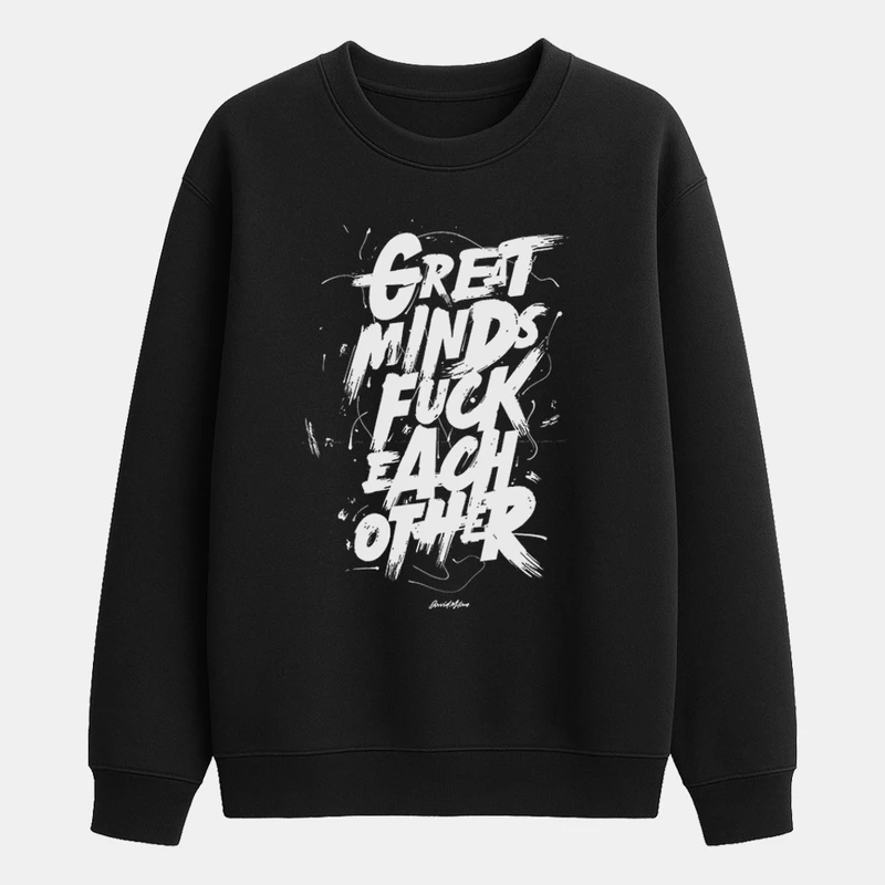 سویشرت مردانه باهرپوش شرق مدل دورس تایپوگرافی انگیزشی mo443