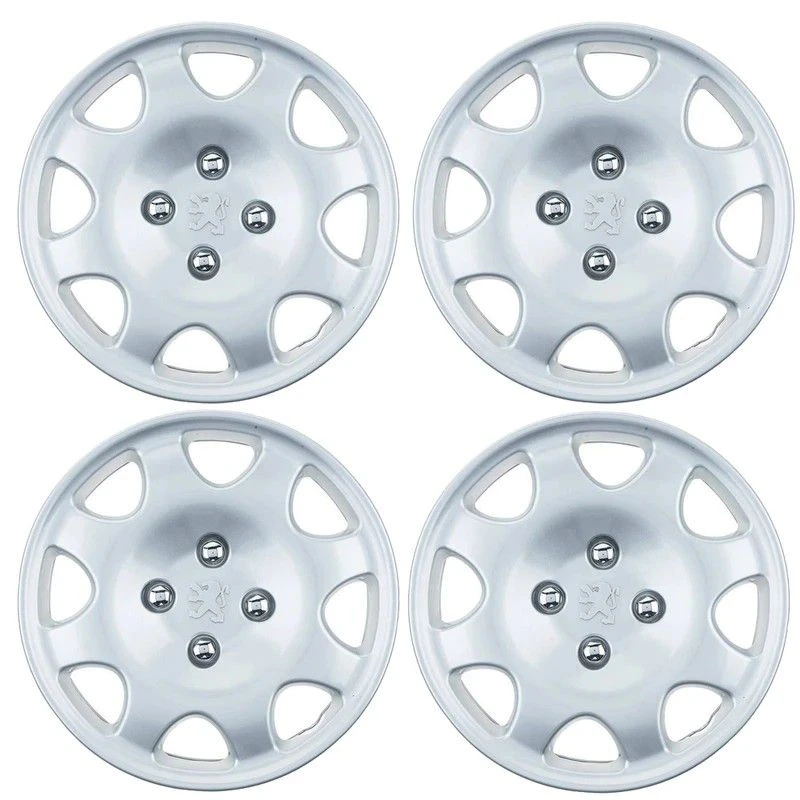 قالپاق رینگ  دستی خودرو مدل اتوسل یدک کد 7019 سایز 14 اینچ مناسب برای پژو 206 بسته 4 عددی