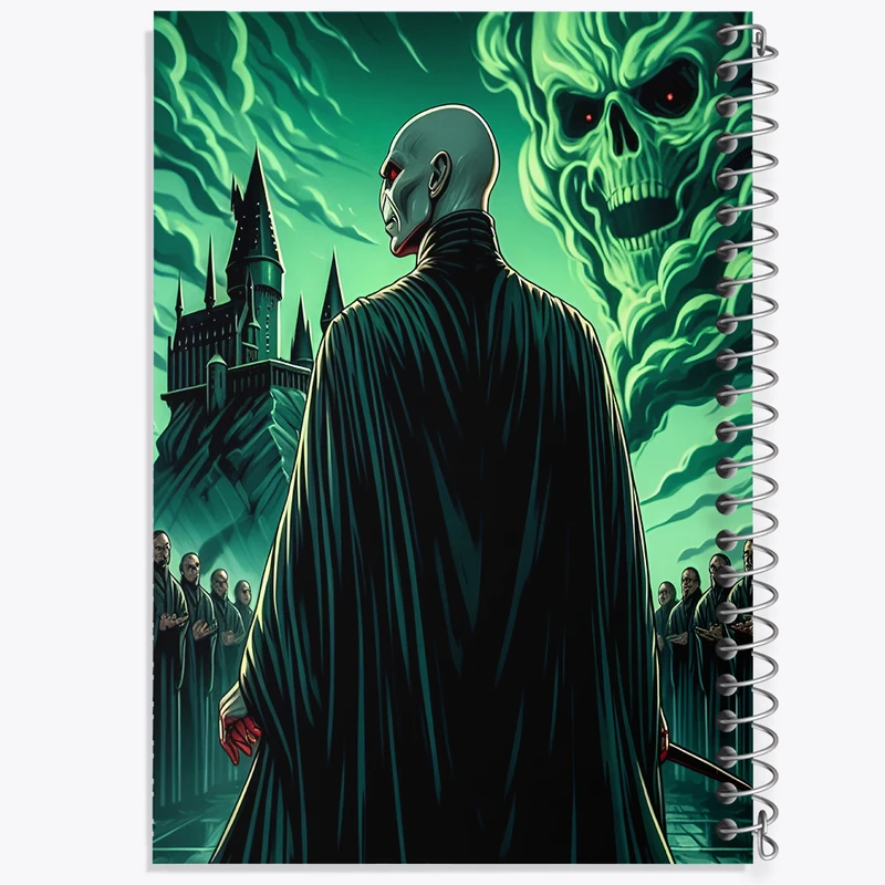 دفتر شطرنجی 50 برگ خندالو طرح لرد ولدمورت هری پاتر (Harry Potter) کد N5697