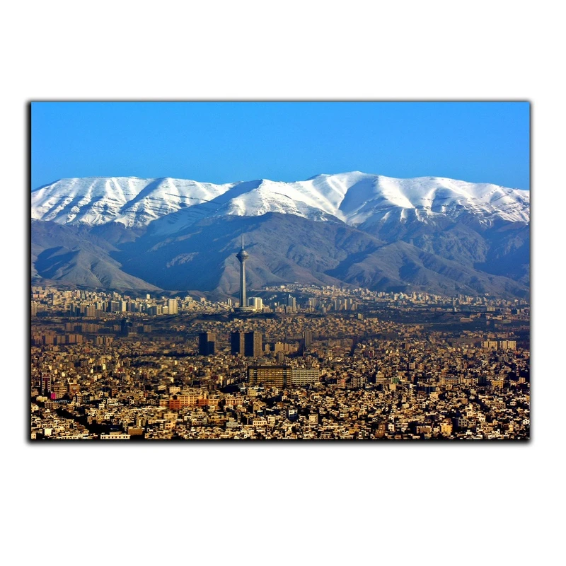 تابلو شاسی بکلیت طرح منظره شهر تهران برج میلاد مدل SH-671