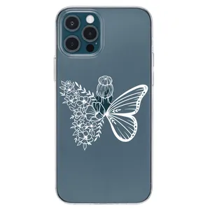 Megafone Butterfly Girl C53-W Cover For Apple iPhone 12 Pro Max