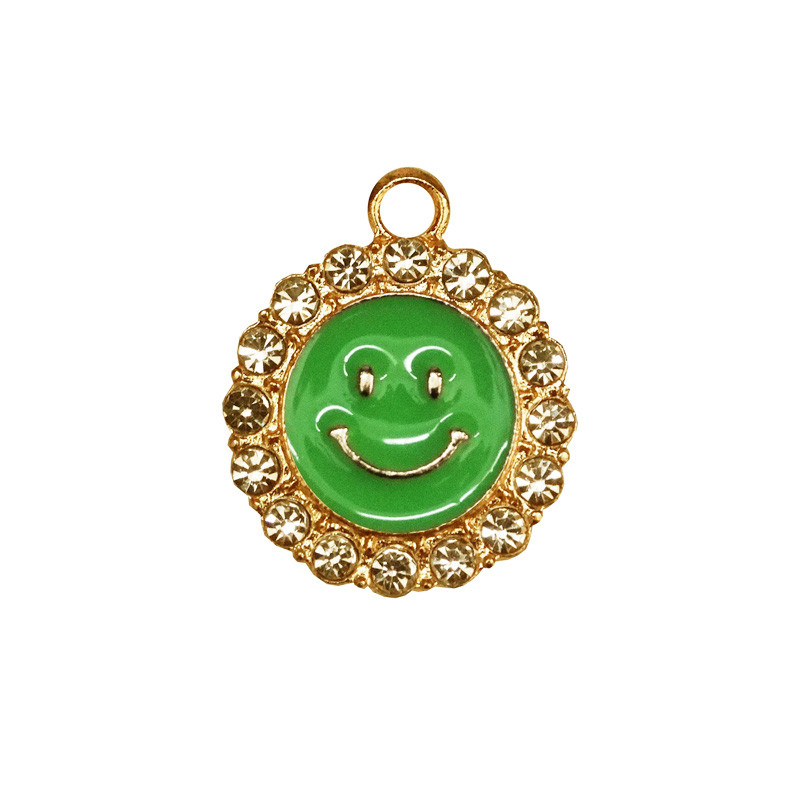 آویز گردنبند دخترانه مدل گل خندان نگین دار کد 1-48 آویز گردنبند دخترانه مدل گل خندان نگین دار کد 1-48