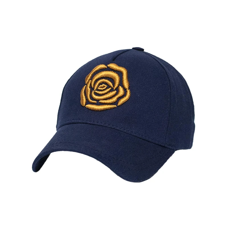 کلاه کپ زنانه مدل Rose رنگ سرمه ای