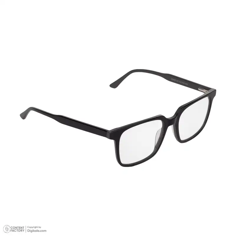 فریم عینک طبی مدل LC023C4 Acetate Obsidian Onyx