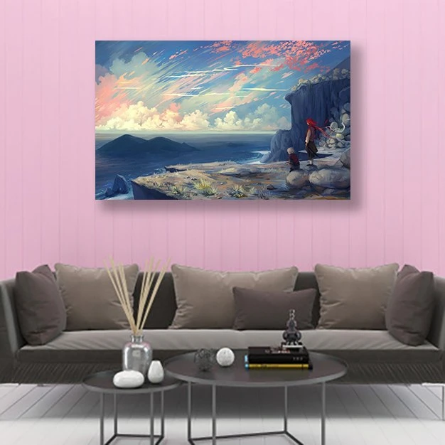 تابلو شاسی طرح عاشقانه فانتزی کد 81