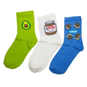 جوراب دخترانه مدل طرح دار کد 31SB مجموعه 3 عددی