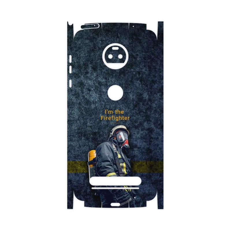 برچسب پوششی ماهوت مدل Firefighter-FullSkin مناسب برای گوشی موبایل موتورولا Moto Z2 Force
