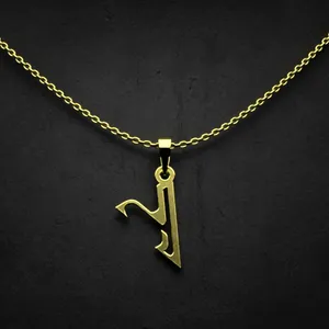 گردنبند طلا 18 عیار زنانه مدوپد مدل حرف ک کد I2-1-1645