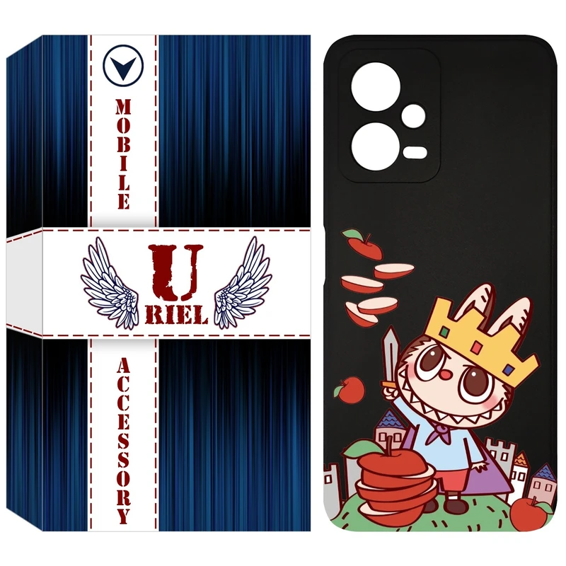 کاور یوریل مدل KSH کد 115 طرح عروسک لبوبو مناسب برای گوشی موبایل شیائومی Poco X5 / Redmi Note 12 5G