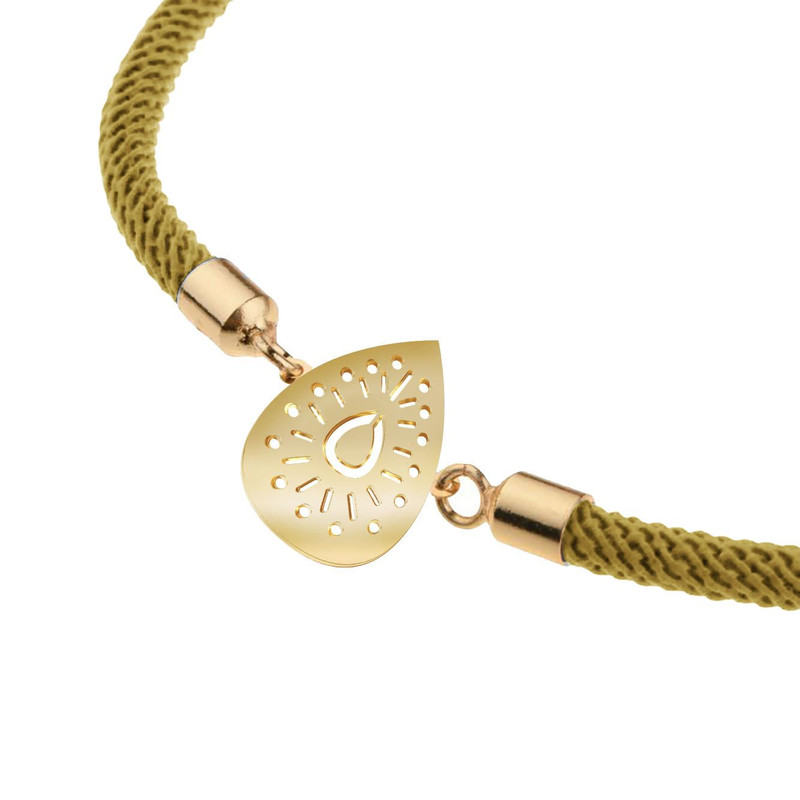 دستبند طلا 18 عیار زنانه مدوپد مدل اسلیمی کد D14-10346