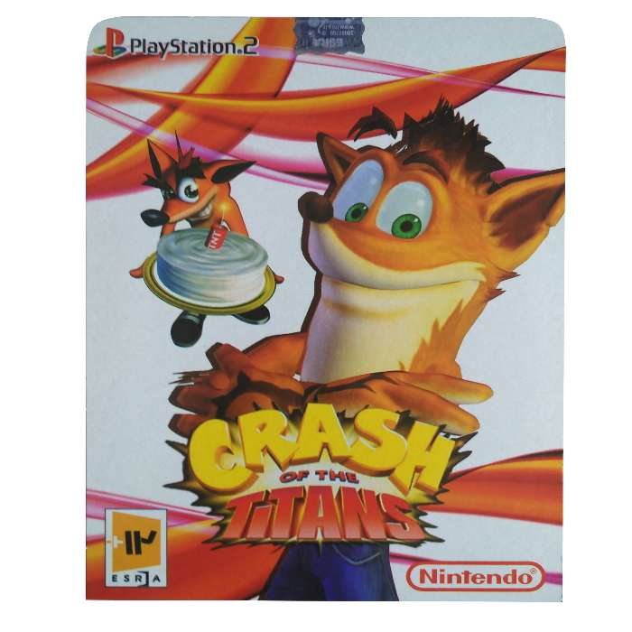 بازی CRASH TITANS مخصوص PS2 نشر لوح زرین