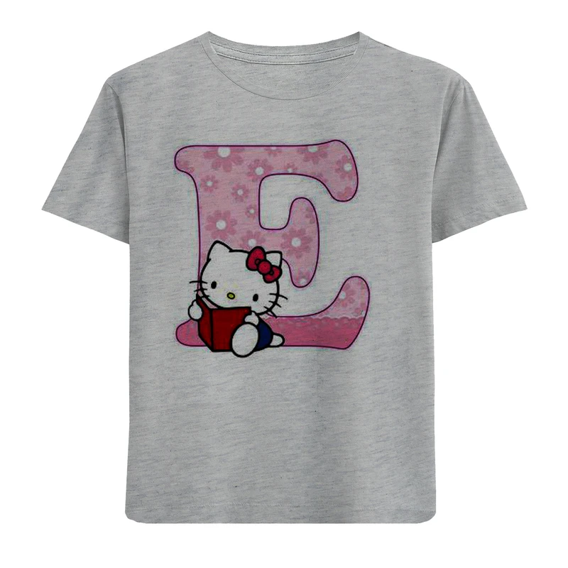 تی شرت آستین کوتاه دخترانه مدل F640 E