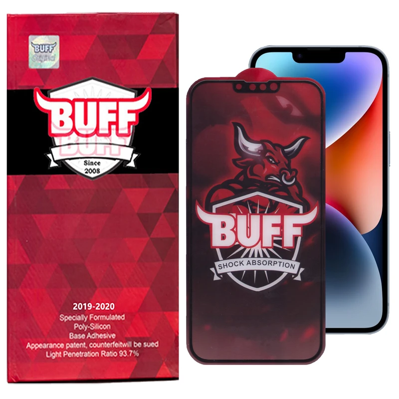 محافظ صفحه نمایش بوف مدل Crystal Double مناسب برای گوشی موبایل اپل  iPhone 14 Plus / 13 Pro Max