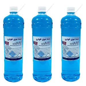 مایع شیشه شوی خودرو فرنام شیمی مدل F1 حجم 1300 میلی لیتر بسته 3 عددی