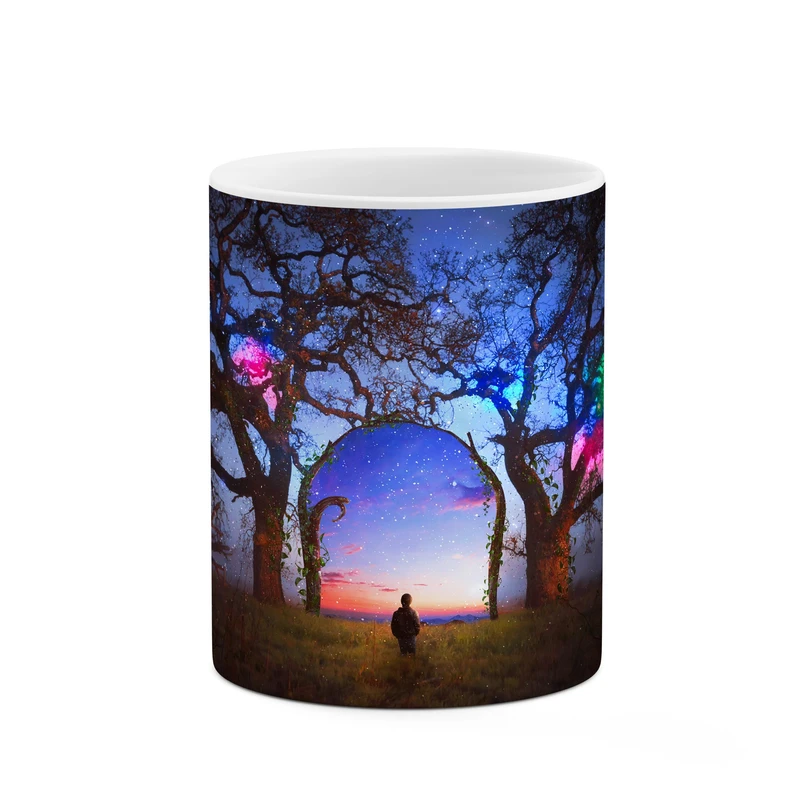 ماگ کاکتی طرح شب رنگی کد mgp10368