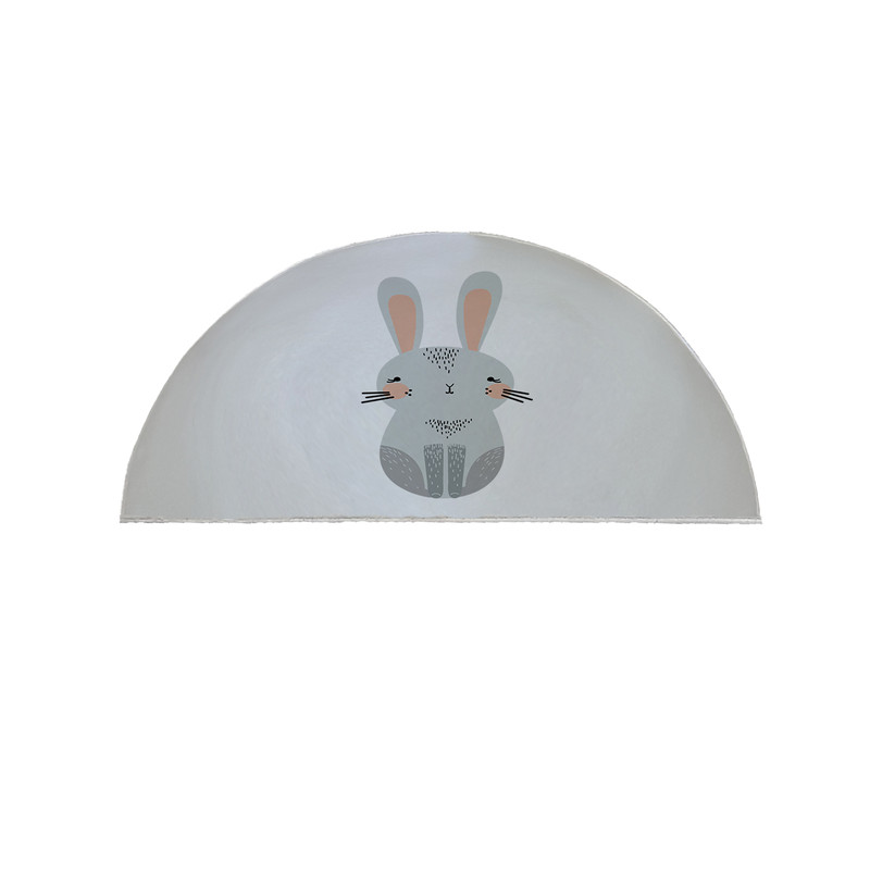 پادری مدل نیم دایره طرح خرگوش کد 9380 سایز 90 × 45 سانتی متر