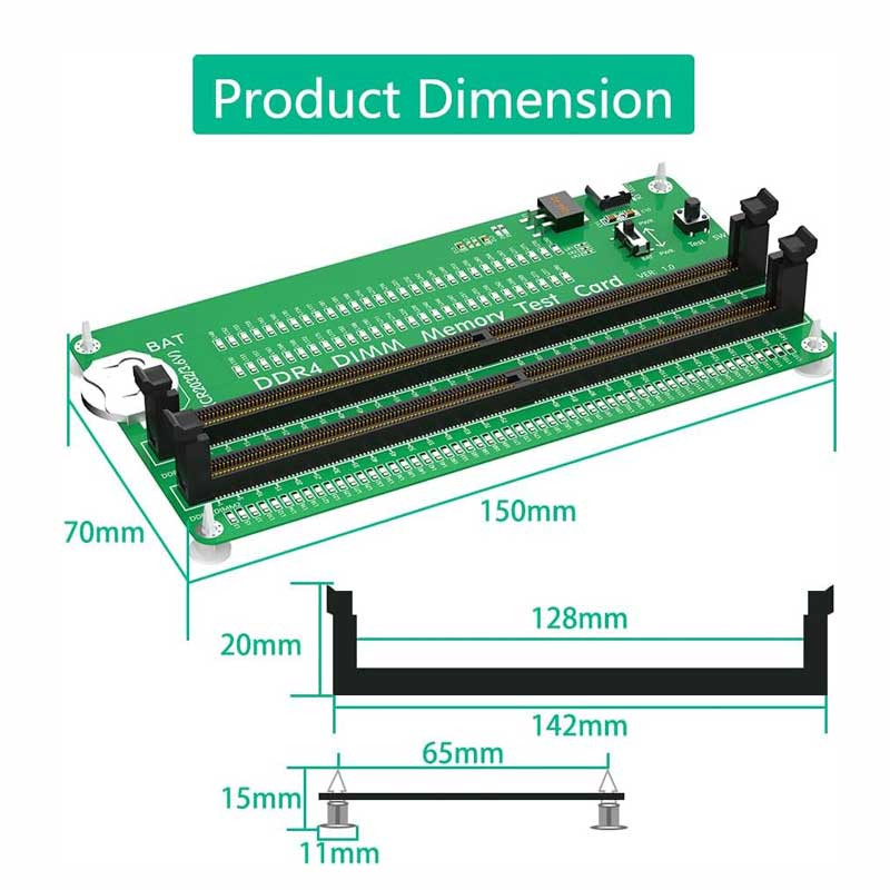 کارت دیبگر رم DDR4 مدل NETPIL R901