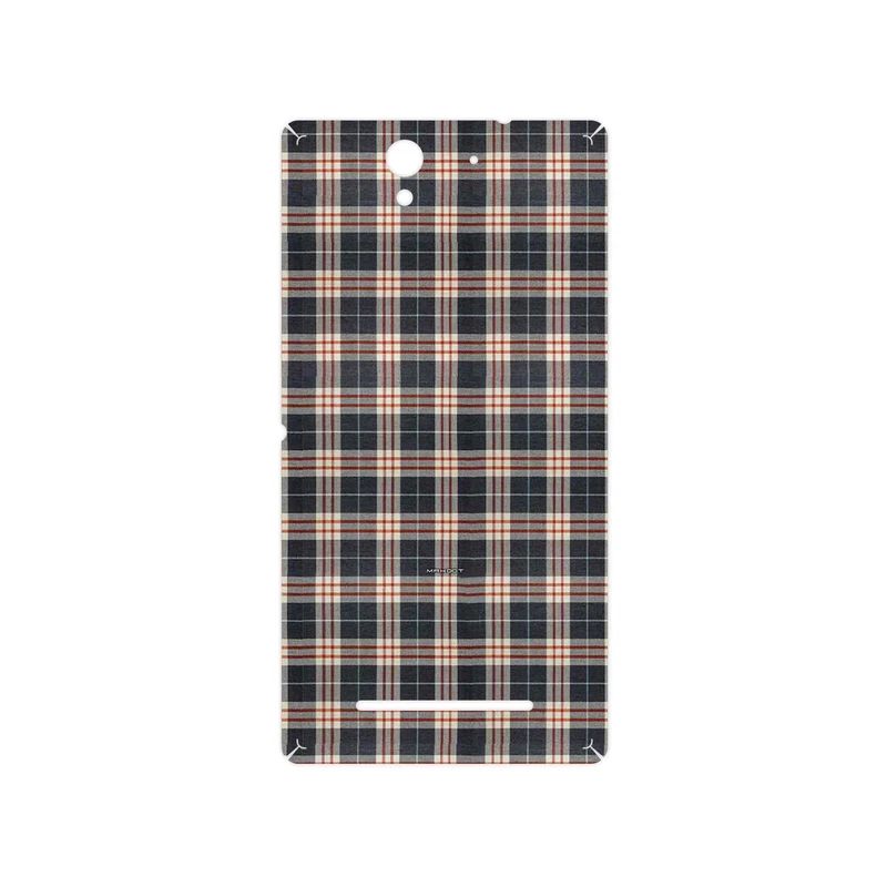 برچسب پوششی ماهوت مدل Fabric Texture 5 مناسب برای گوشی موبایل سونی Xperia C3 Dual