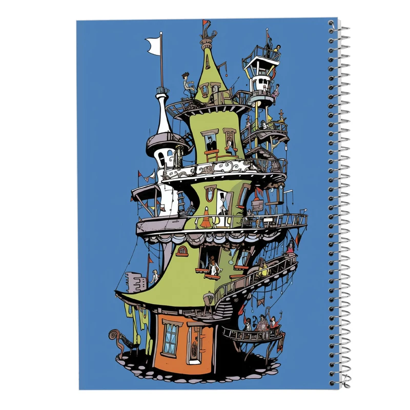 دفتر نقاشی 50 برگ مدوپد مدل Ghibli کد DF2514