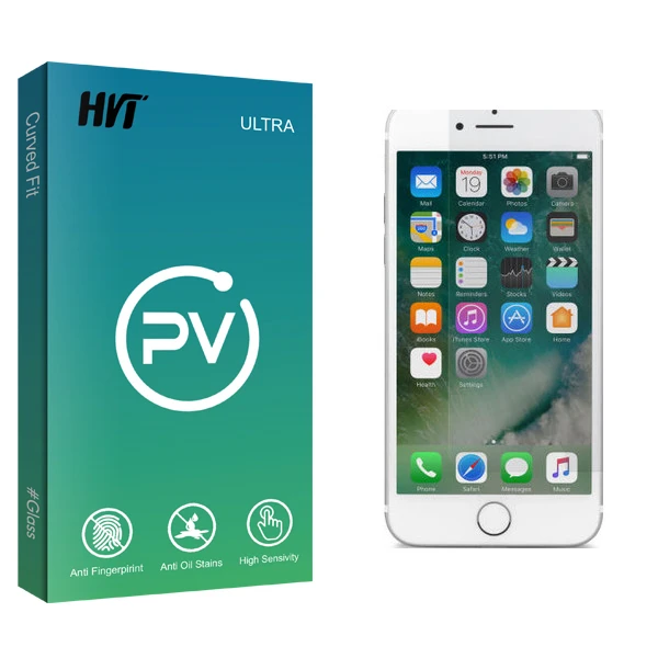 محافظ صفحه نمایش نایت اچ وی تی مدل PV glass مناسب برای گوشی موبایل اپل IPhone 7 PLUS / 8 PLUS