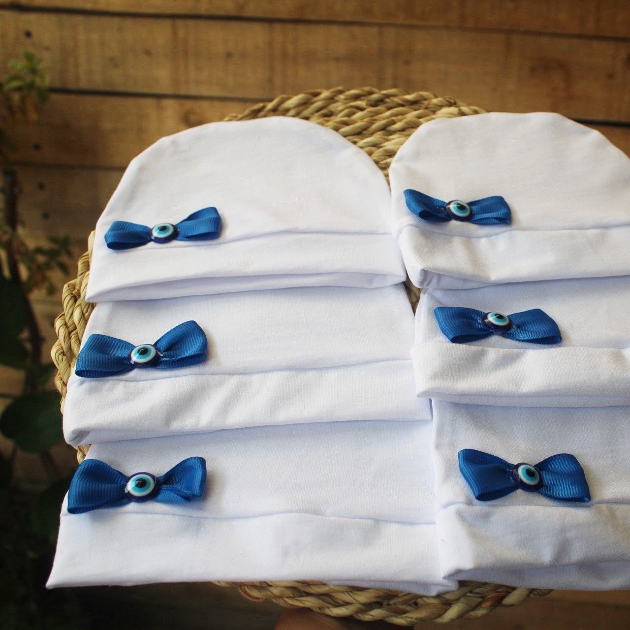 کلاه نوزادی ریماز مدل چشم نظر کد m804 - - 7