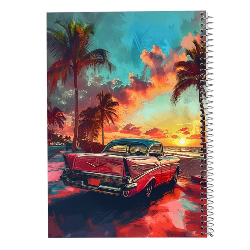 دفتر ژورنال نویسی 50 برگ مدوپد مدل نقطه ای طرح درخت نخل کد DF15193