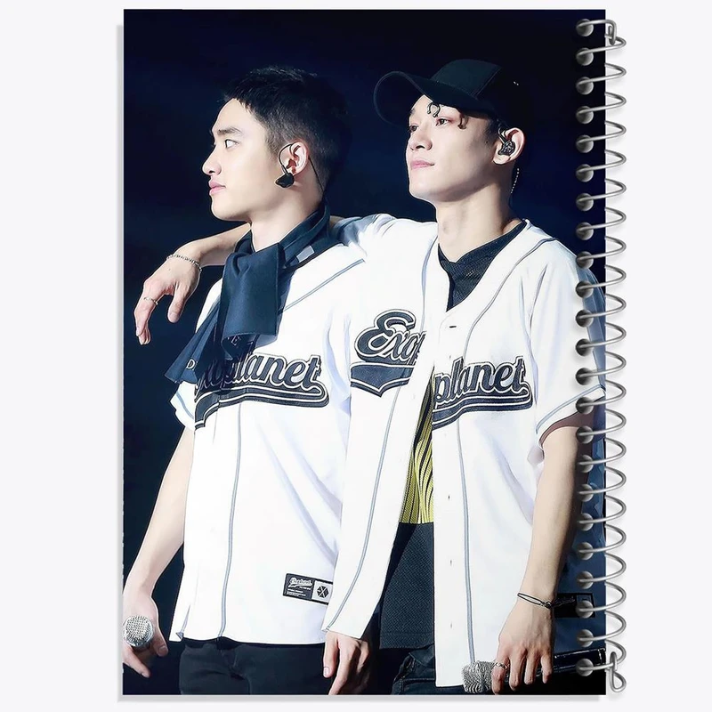 دفتر لیست خرید 50 برگ خندالو طرح گروه اکسو EXO کد 13579