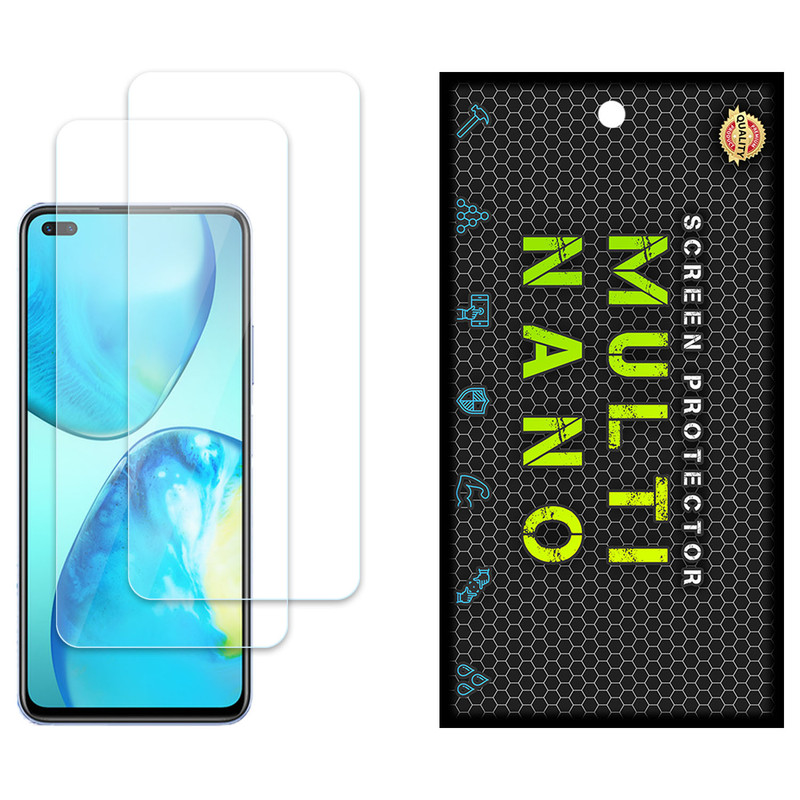 محافظ صفحه نمایش مولتی نانو مدل X-S2N مناسب برای گوشی موبایل اینفینیکس Note 8i بسته دو عددی