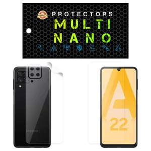  Multi Nano X-SFT Screen Protector For Samsung Galaxy A22 with back skin