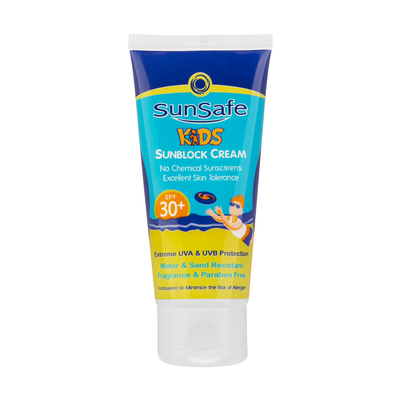 کرم ضد آفتاب کودکان سان سیف مدل SPF 30 وزن 50 گرم 