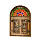 آینه چوبی مدل درب دار کد 40