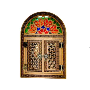 آینه چوبی مدل درب دار کد 30