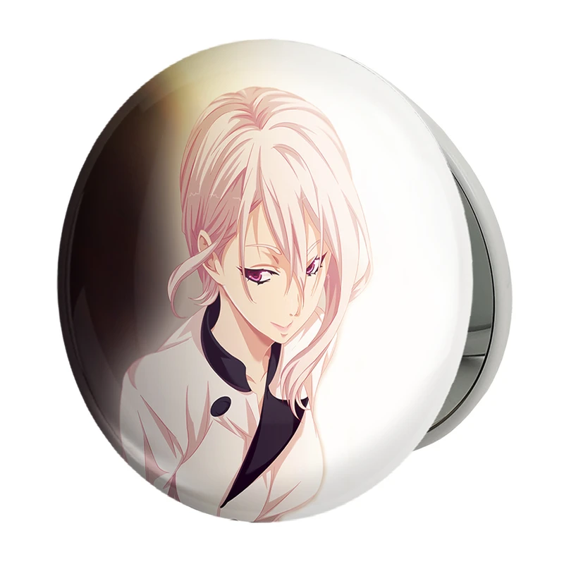 آینه جیبی خندالو طرح الیس انیمه جنگ غذاها Food Wars مدل تاشو کد 17037 