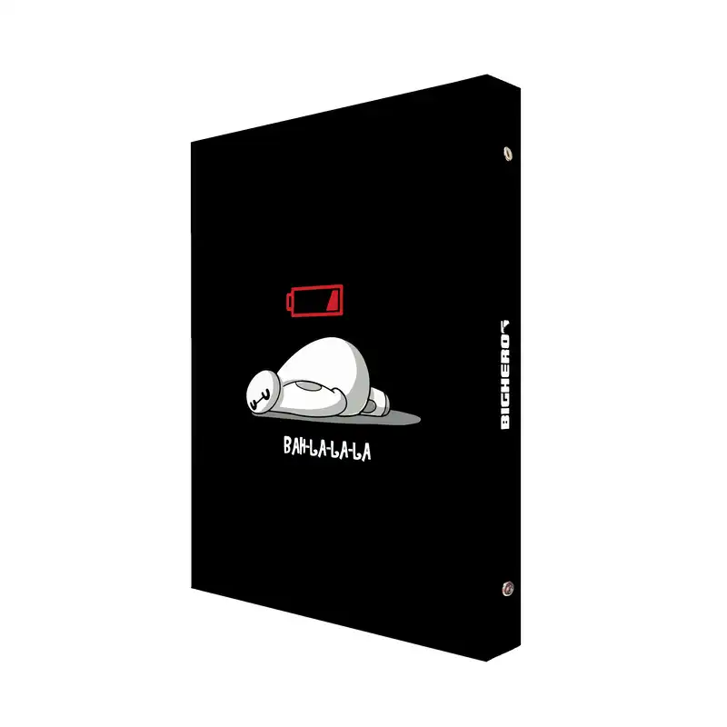 دفتر کلاسوری 100 برگ پدیده نقش مدل 26 حلقه کالکشن انیمیشن طرح بیگ هرو big hero کد 02