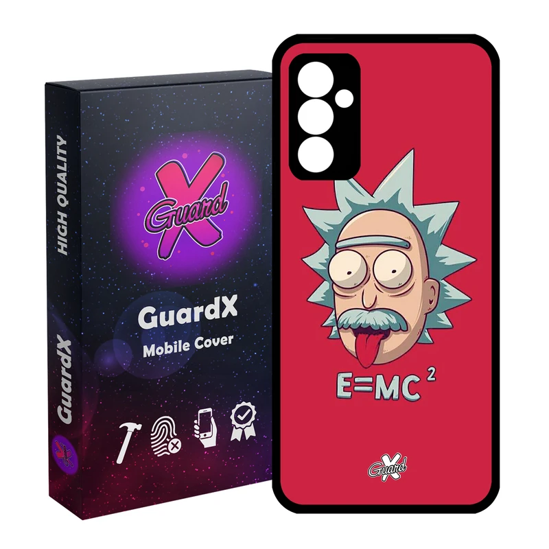 کاور گارد ایکس طرح Rick and Morty مدل Glass10046 مناسب برای گوشی موبایل سامسونگ Galaxy A54 / A54 5G