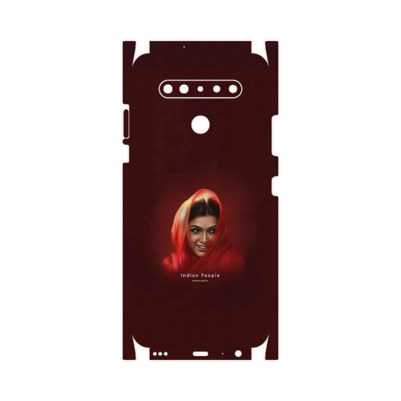 برچسب پوششی ماهوت مدل Portrait of an Indian Woman-FullSkin مناسب برای گوشی موبایل ال جی K41s
