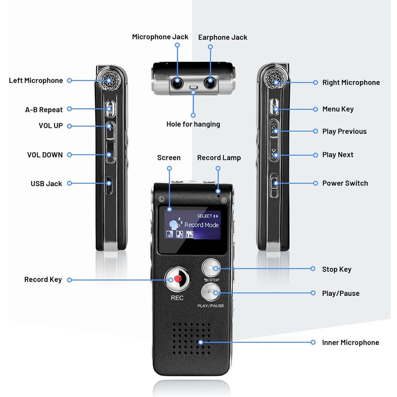 ضبط کننده دیجیتالی صدا مدل 32G