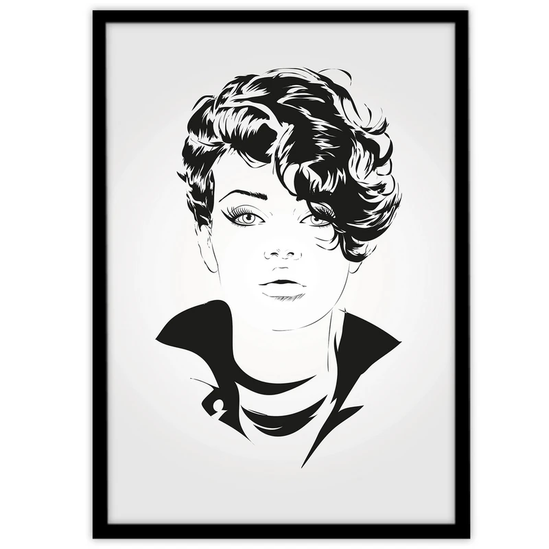 تابلو بکلیت طرح پرتره مدل B-15320