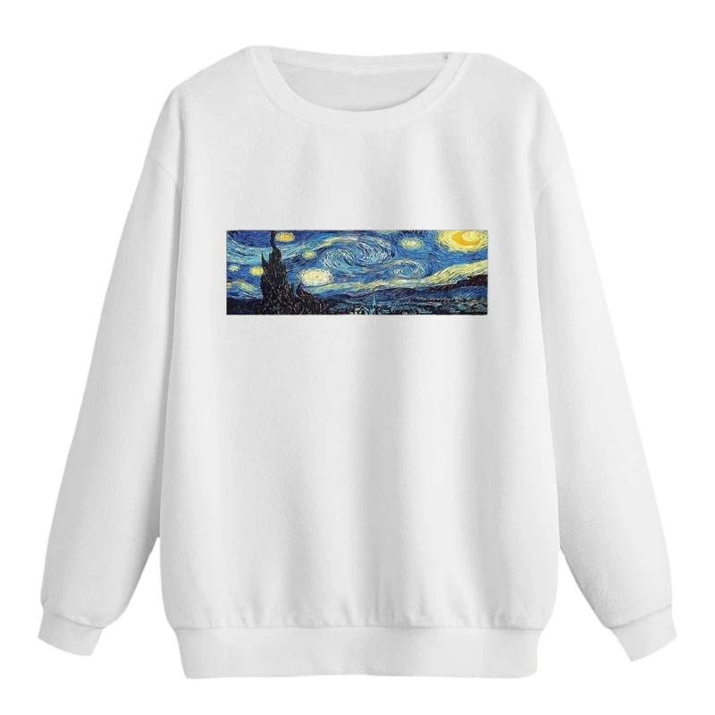 سویشرت زنانه مدل شب پر ستاره کد p1  