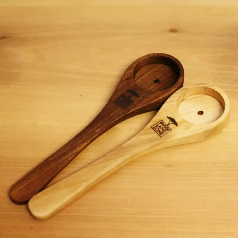 قاشق چوبی وودلندزون مدل پیمانه بسته 2 عددی