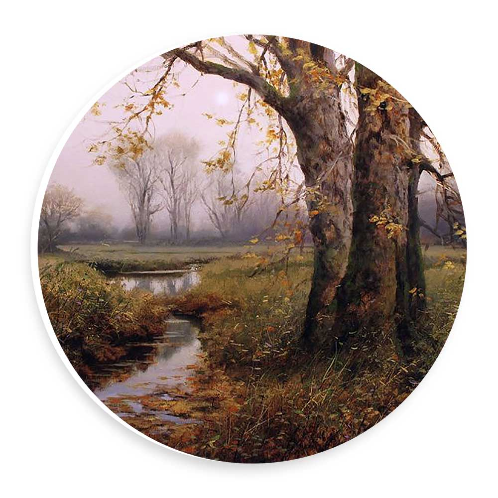   دیوارکوب طرح جنگل پاییزی مدل wtb830