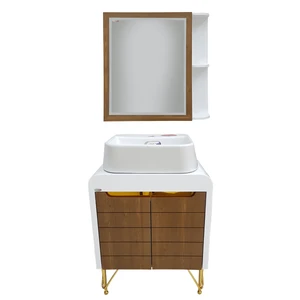 ست کابینت و روشویی البرز مدل A114 بهمراه آینه و باکس