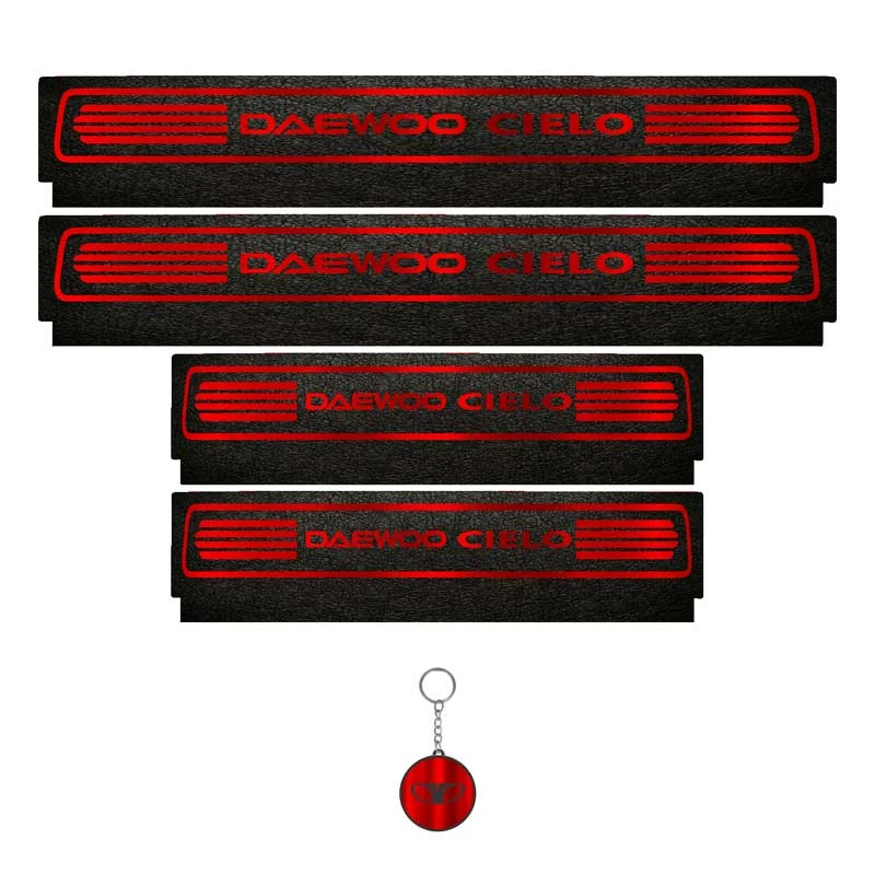 برچسب پارکابی خودرو لندمون کد LM128 MR مناسب برای سیلو مجموعه 4 عددی به همراه جاکلیدی