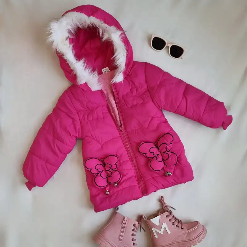 کاپشن دخترانه مدل پروانه