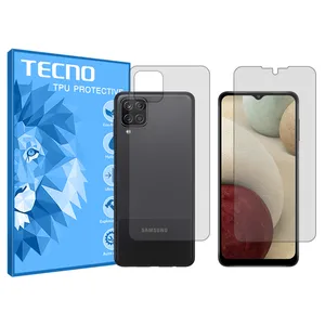 HyGEL tecno transparent screen protector suitable for Samsung Galaxy A12 mobile phone along with back protector