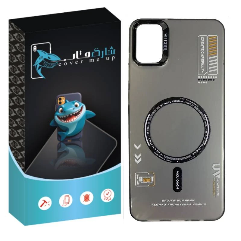 کاور شارک قاب مدل SO COOL طرح UV مناسب برای گوشی موبایل سامسونگ Galaxy A71