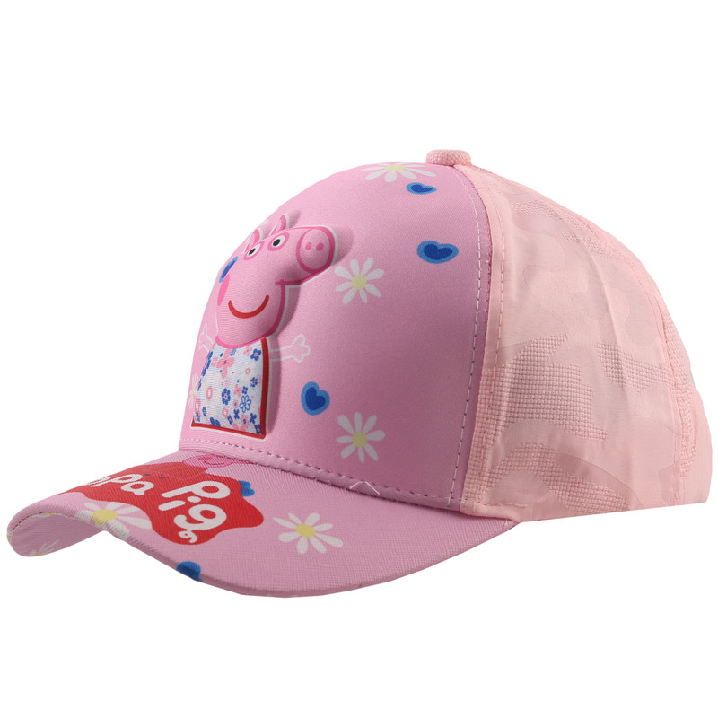 کلاه کپ دخترانه طرح پپا پیگ کد PP-112157