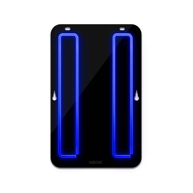 چراغ دیواری نئون دیزاین طرح Pause-BL_BL