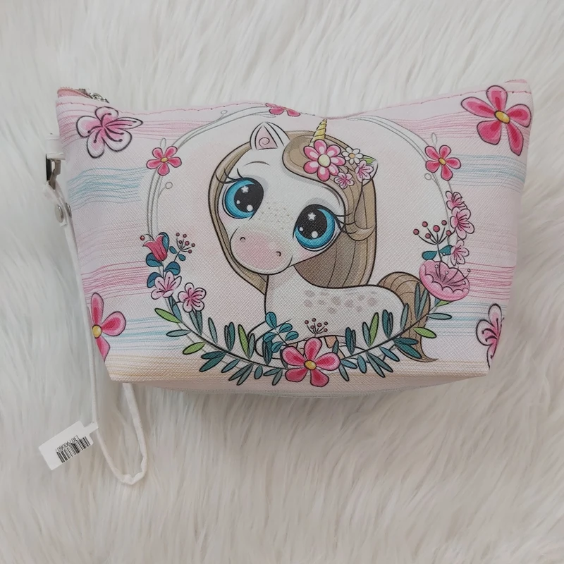 کیف لوازم آرایش زنانه طرح یونیکورن کد uni116