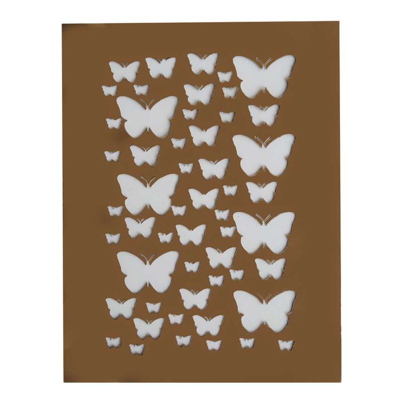 شابلون طرح پروانه کد Fr89